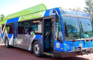 The new CNG-powered, wifi-enabled Rock Region Metro bus.