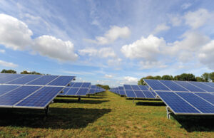 Solar panels similar to these will be installed at an 81-megawatt facility in Arkansas County if Entergy Arkansas receives approval for the project.