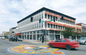 The Halter Building at Front and Oak streets in downtown Conway
