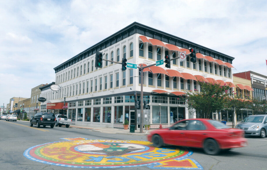 The Halter Building at Front and Oak streets in downtown Conway