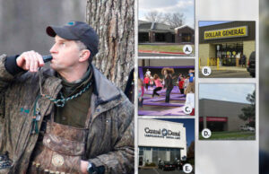 Since auctioning off family land in February, George Dunklin Jr. has invested in numerous commercial real estate properties including A. Creekside Center for Women in Johnson, B.) several Dollar General stores including the Vilonia location shown above, C.) Altitude Trampoline Park in Little Rock, D.) a North Little Rock warehouse, and E.) the Central Dental office in Little Rock.