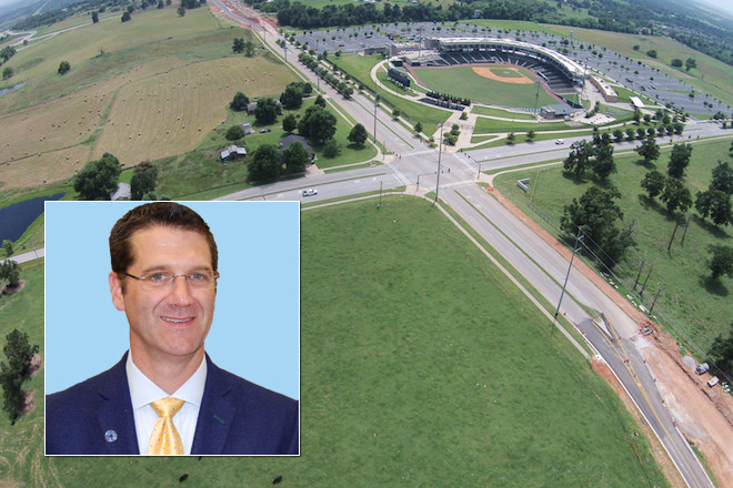 Building a new facility in Springdale on the land shown above is part of Dr. Robert Steele's goal to expand the services of Arkansas Children&rsquo;s Hospital.