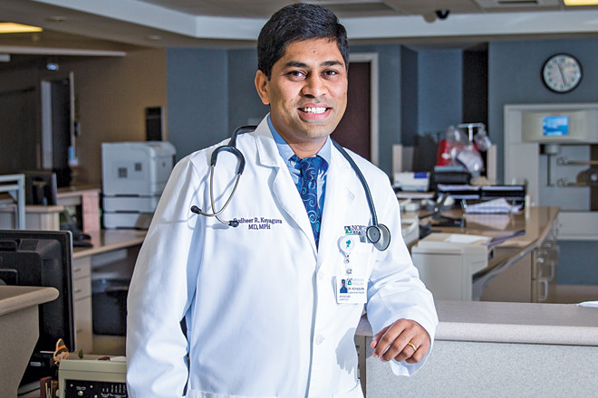 Sudheer Koyagura with Northwest Health System: “We are always available to the patients for 24 hours in the hospital.”