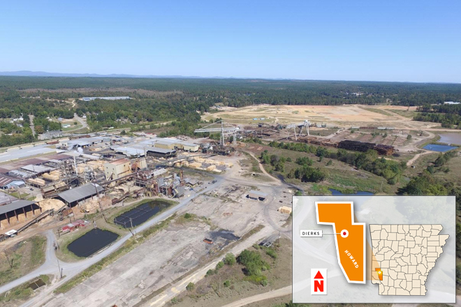 Concrete work will begin soon on the cleared site for the new Weyerhaeuser sawmill complex in Dierks. The $190 million project should be fully operational in three years.