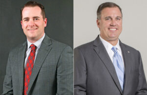 Jaimey Malone and Cliff Beckham of Trekker Logistics.