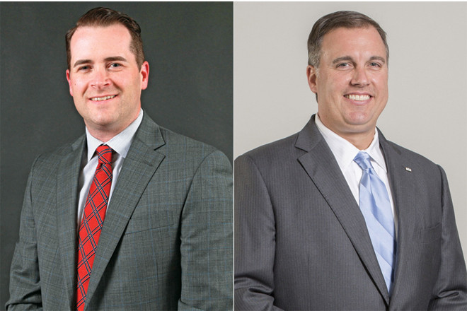 Jaimey Malone and Cliff Beckham of Trekker Logistics.