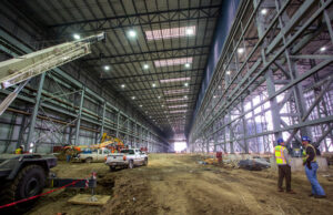 The 747,060-SF finishing mill at Big River Steel in Osceola.