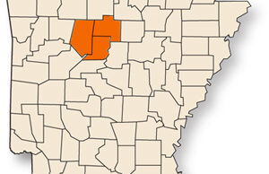 Conway, Faulkner, and Van Buren counties