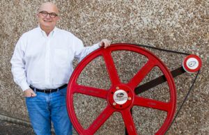 Plant Manager Derrick Black at the Gates Corp. facility in Siloam Springs.