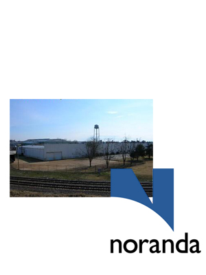 The Noranda Aluminum plant in Newport.