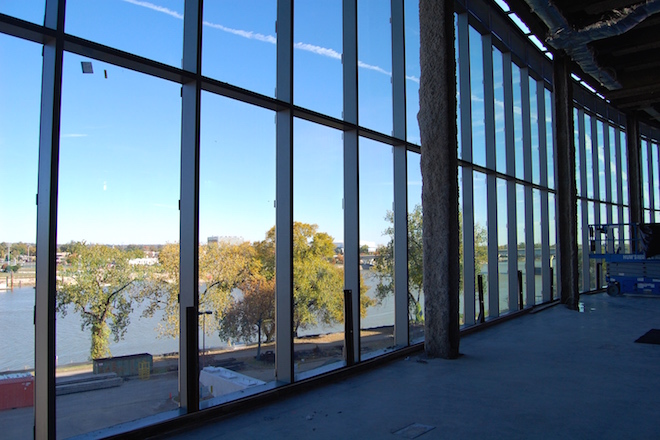The new ballroom in the Robinson Center will overlook the river.&nbsp;