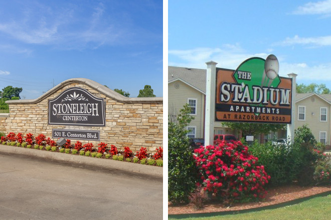 The Stoneleigh Centerton property has 280 units while Stadium has 112 units.