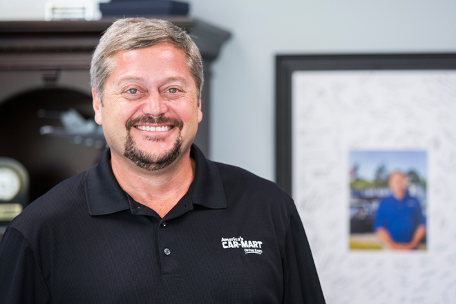 America&rsquo;s Car-Mart's outgoing CEO, Hank Henderson.