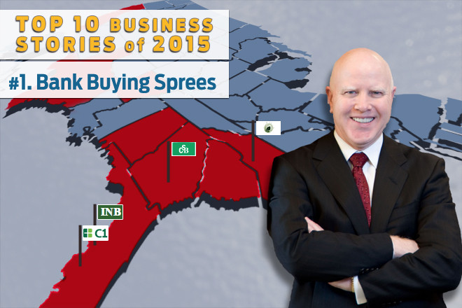 George Gleason's Bank of the Ozarks saw its empire expand further with the acquisition of four new bank companies.