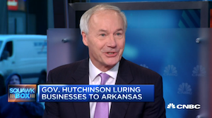 Gov. Asa Hutchinson on "Squawk Box."