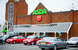 An Asda store in Manchester in the United Kingdom. Asda is the UK's second largest chain by market share after Tesco.