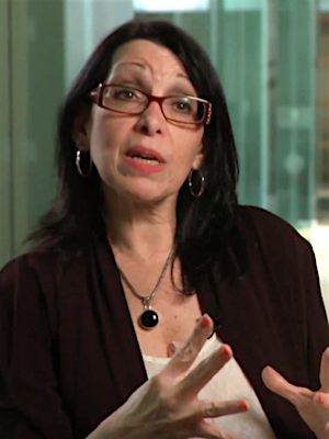 Ethel Goodstein-Murphree, as seen in a video for AETN on modernism and the UA School of Architecture.