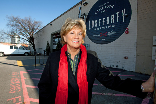 Margaret McEntire at Lost Forty Brewing.