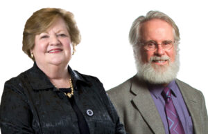 Montine McNulty, executive director of the Arkansas Hospitality Association, and Bill Worthen, director of Historic Arkansas Museum.