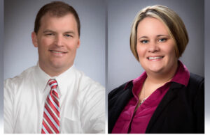 Clay Partridge and Leslie Martin of Waco Title Co.