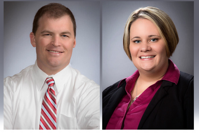 Clay Partridge and Leslie Martin of Waco Title Co.