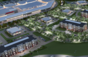 A rendering of what part of The Grove at Gateway Town Center may look like.&nbsp;
