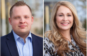 Matt Smith and Linda Allison of JTS Financial in Jonesboro