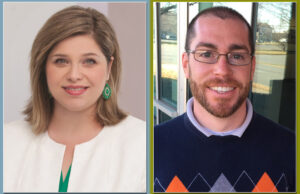 Toni Wyre  of Polk Stanley Wilcox Architects and Aaron Sanderson of WER Architects/Planners, both in Little Rock.