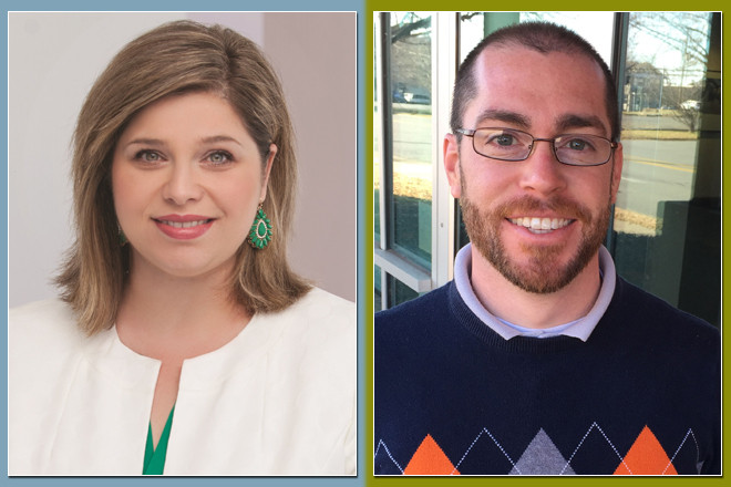 Toni Wyre  of Polk Stanley Wilcox Architects and Aaron Sanderson of WER Architects/Planners, both in Little Rock.