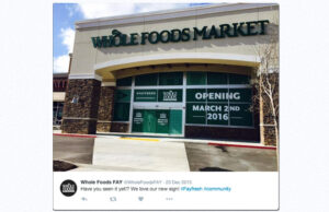 Whole Foods at 3425 N. College Avenue in Fayetteville.