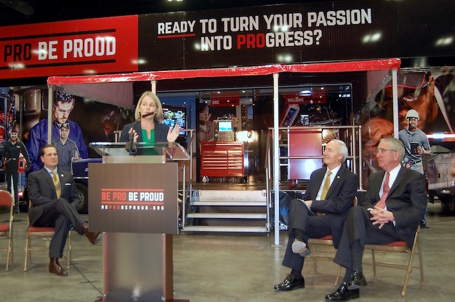 Cindi Marsiglio, vice president of U.S. Sourcing and Manufacturing at Wal-Mart, said the retailer has invested in&nbsp;domestic manufacturing education and experience. &nbsp;