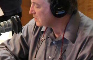 Ben Fry, on air at UALR Public Radio in Little Rock.