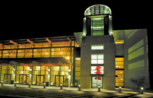 The Hot Springs Convention Center, adjacent to the Bank of the Ozarks Arena in Hot Springs.
