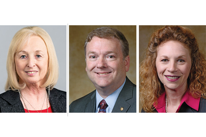Mary Jane Bradley of Arkansas State University, and Marty Spears and Julie Hixson-Wallace of Harding University.