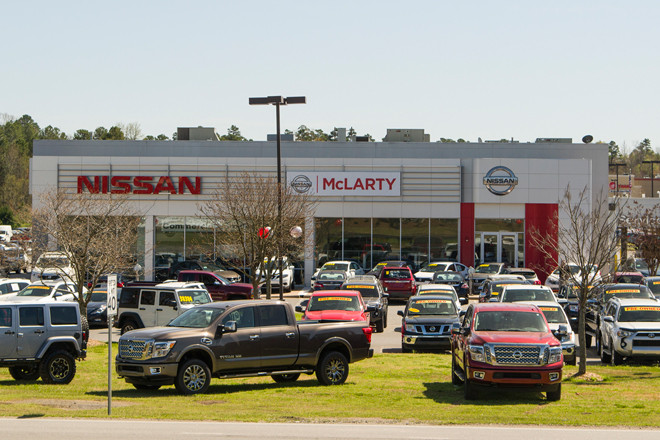 North Point Nissan at 1 Col. Glenn Plaza Drive.