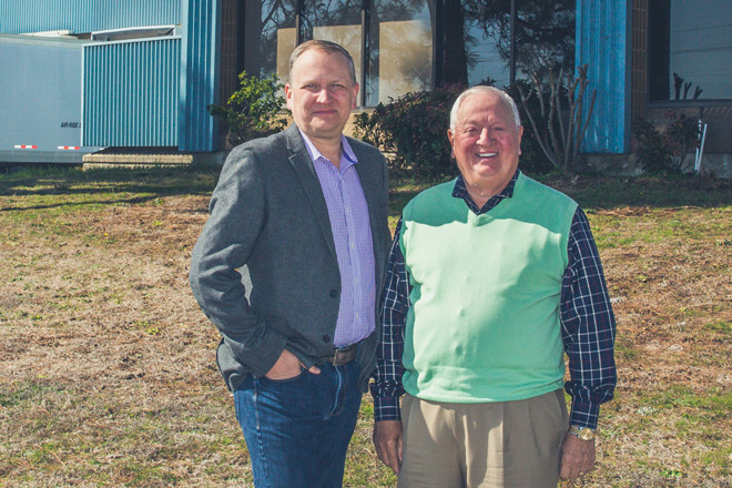 Ed Harmon (right), chairman of Spartan Logistics of Columbus, Ohio, and his son, Steve, have purchased approximately 1 million SF of warehouse space in Fort Smith.