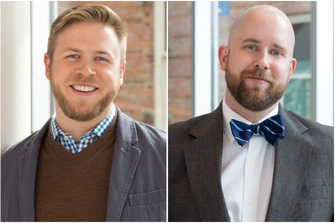 Adam Day and Jonathan Opitz of AMR Architects of Little Rock.