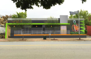 The former American Legion post at 315 E. Capitol Ave. in Little Rock will become Dust Bowl Lanes & Lounge if development proceeds as planned,