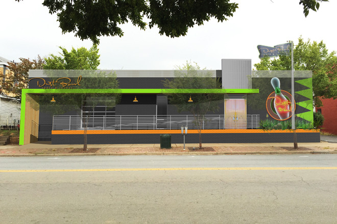 The former American Legion post at 315 E. Capitol Ave. in Little Rock will become Dust Bowl Lanes & Lounge if development proceeds as planned,
