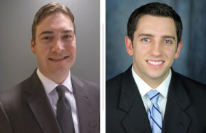 Heath Jackson of Evolve Bank & Trust in West Memphis and Trevor Holbert of Merrill Lynch in Little Rock.