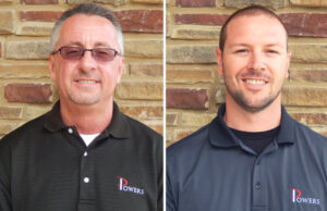 Scott Smith and Chase Ransom of Powers of Arkansas in North Little Rock.