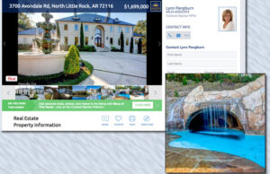 A screencapture from ColdwellBanker.com advertising the listing of the John Rogers property in North Little Rock.