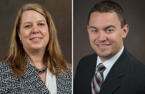 Kelley Hamby and John Bowen of Baptist Health Medical Center-North Little Rock.
&nbsp;