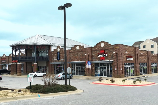 University Village on West 15th Street in Fayetteville.