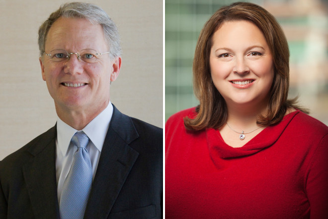 Steven W. Quattlebaum of Quattlebaum Grooms & Tull PLLC in Little Rock | Amanda Loesch of Mitchell Williams Selig Gates & Woodyard PLLC in Little Rock.