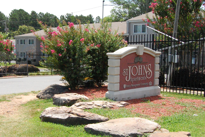 &nbsp;St. John&rsquo;s Apartments at 5001 W. 65th St. in Little Rock.