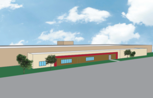 A rendering of the Tyson Incubation Center in Springdale.