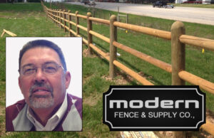 Former Arvest Bank executive Mike McFarland (inset), one of the new owners of Modern Fence & Supply Co. in Springdale.