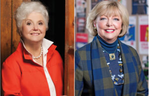 Sissy Jones of Sissy's Log Cabin and Millie Ward of Stone Ward.