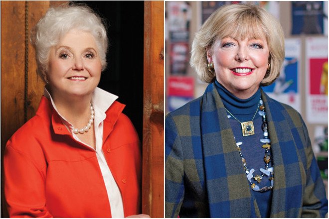 Sissy Jones of Sissy's Log Cabin and Millie Ward of Stone Ward.